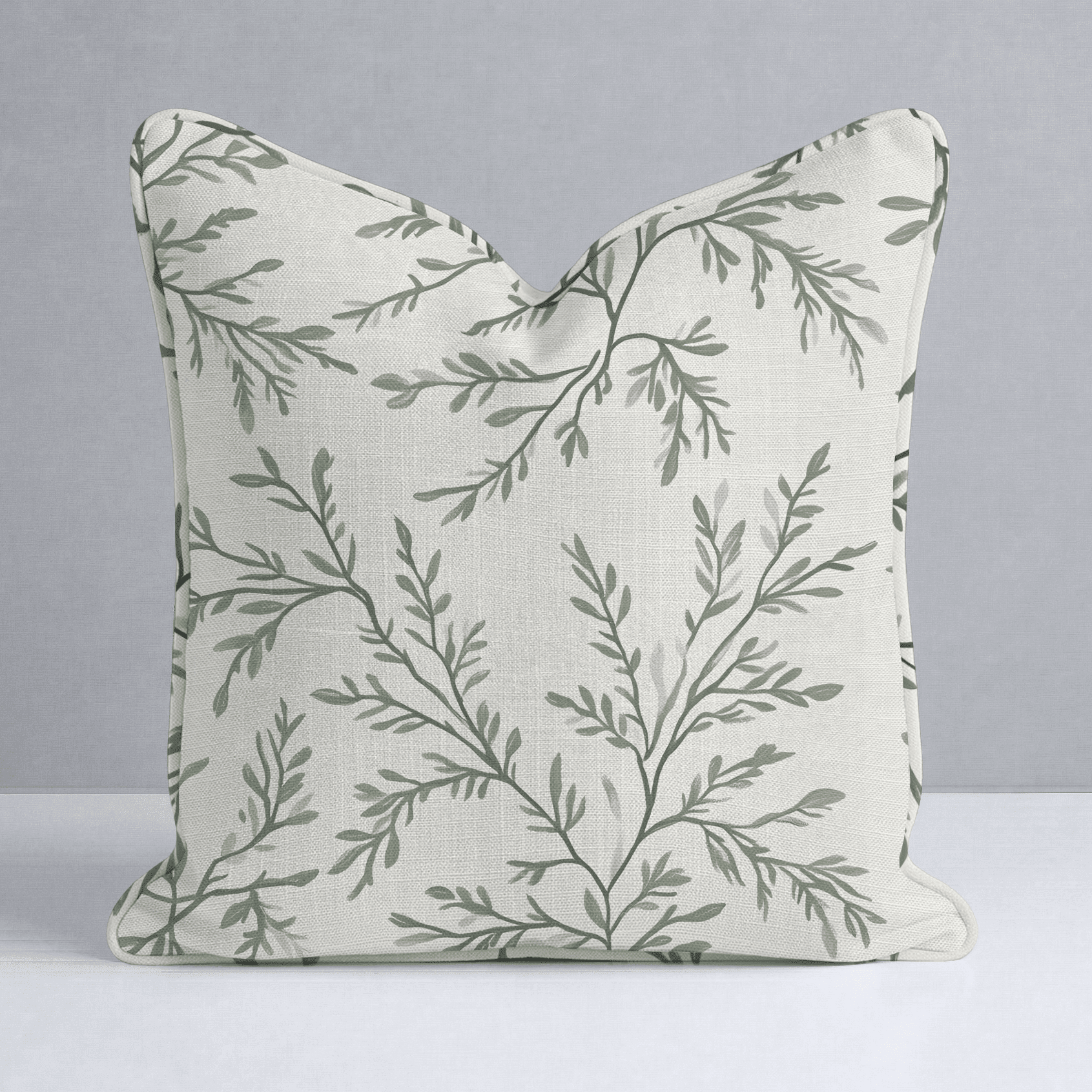 Willow Wreath Throw Pillow - Benton Lane Home - Lemon Park