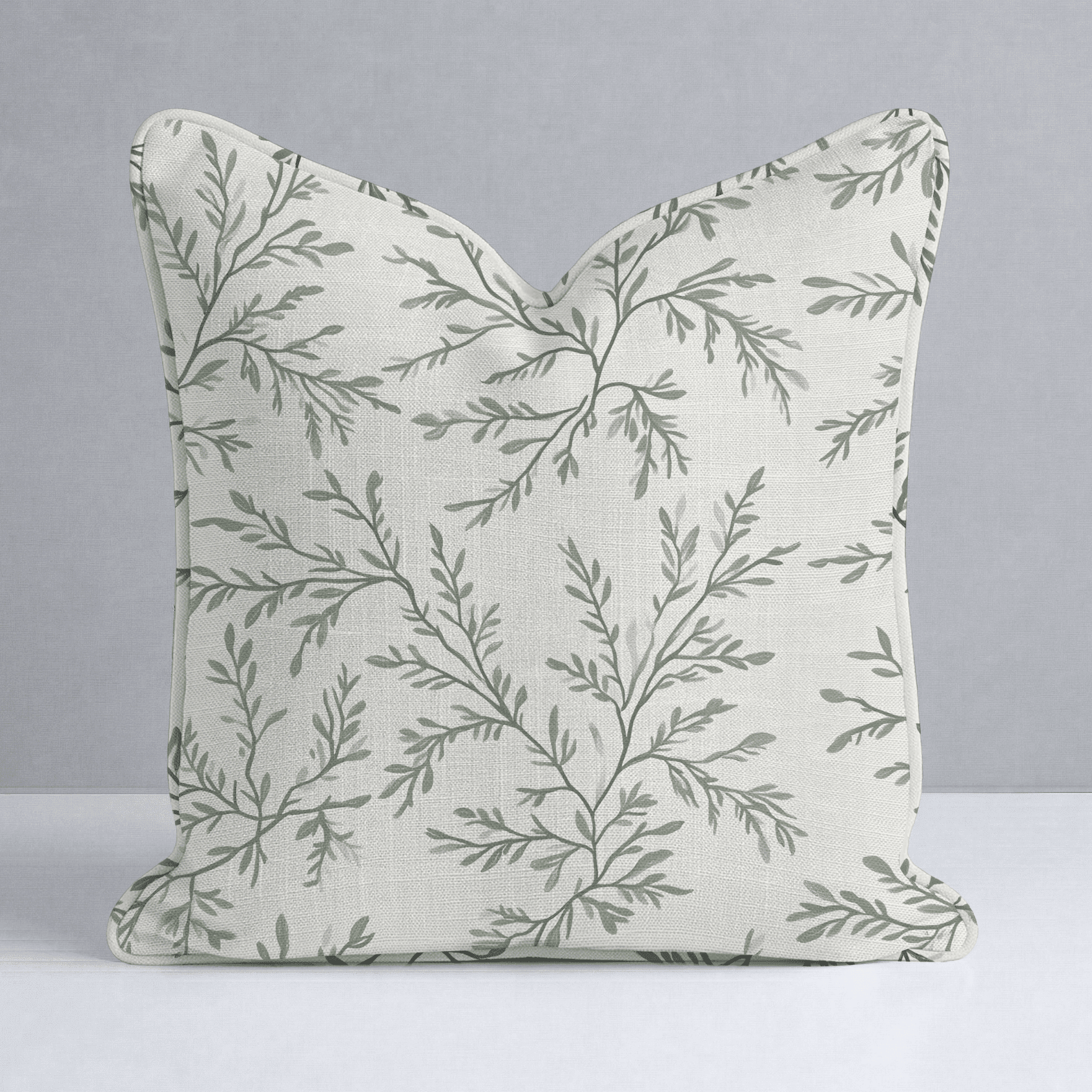 Willow Wreath Throw Pillow - Benton Lane Home - Lemon Park