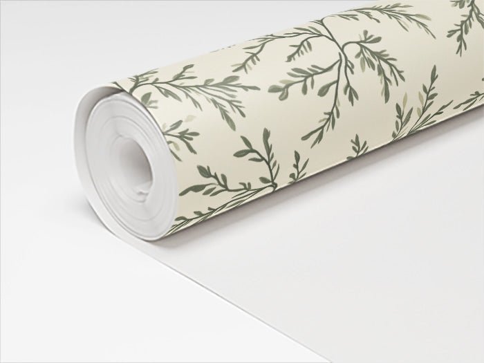 Willow Wreath Wallpaper - Lemon Park