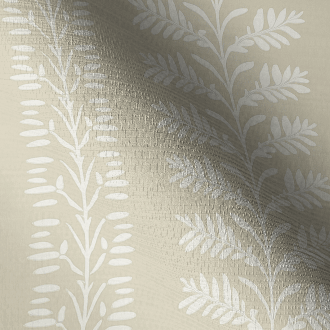 Willowstripe Faux Grasscloth Wallpaper - Painted Paper