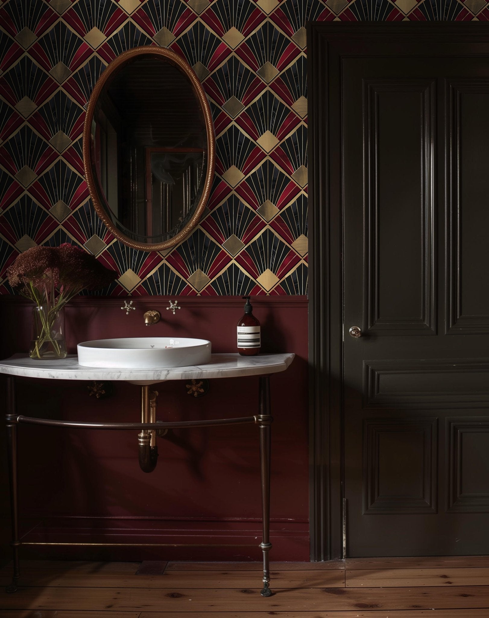 Wilson Wallpaper - Benton Lane Home - Painted Paper