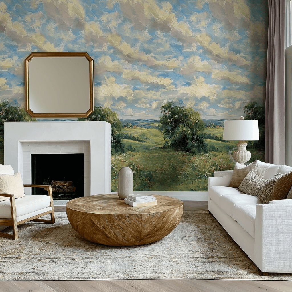 Winding Path - Wall Mural - Benton Lane Home - Lemon Park
