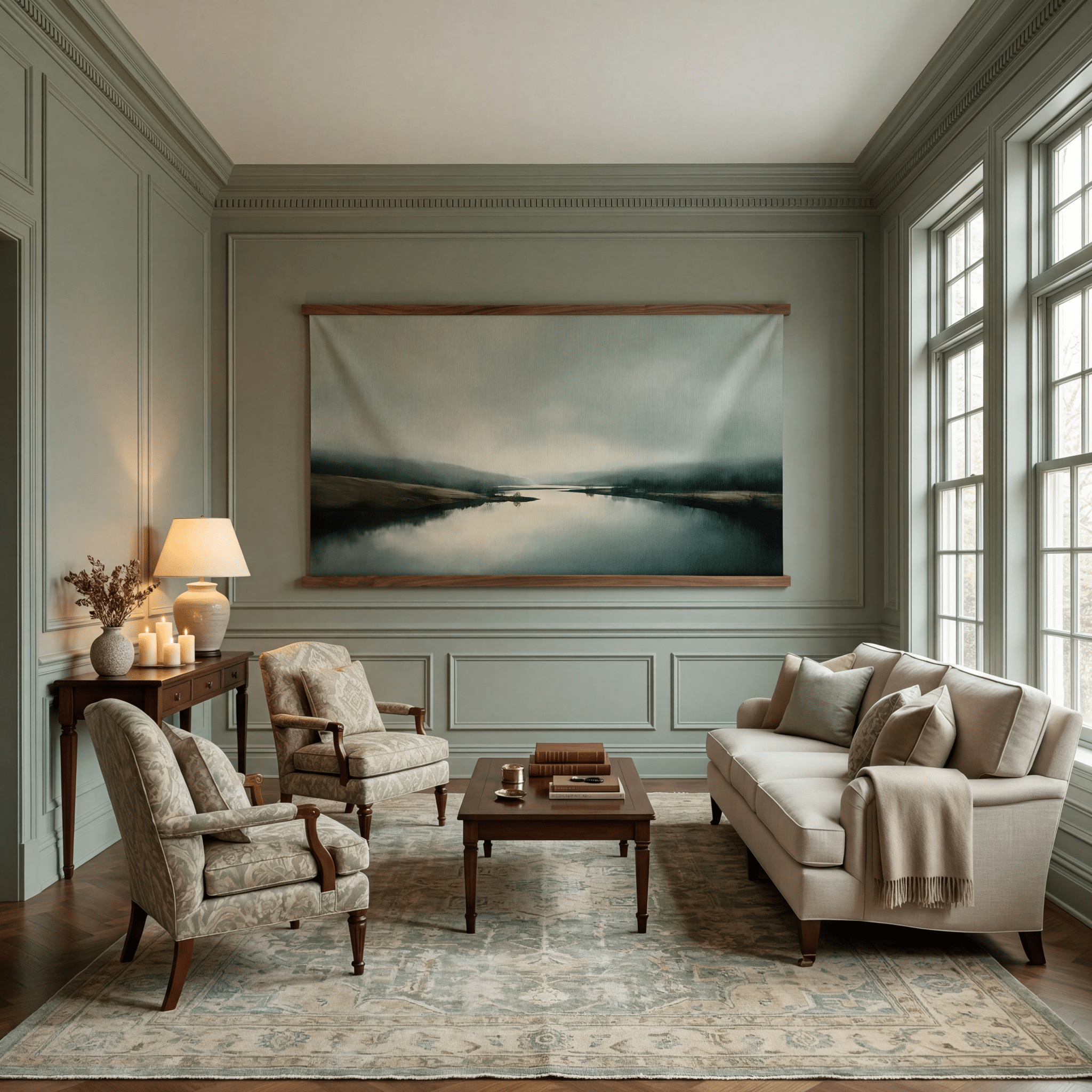 Winding River - Tapestry - Benton Lane Home - Painted Paper