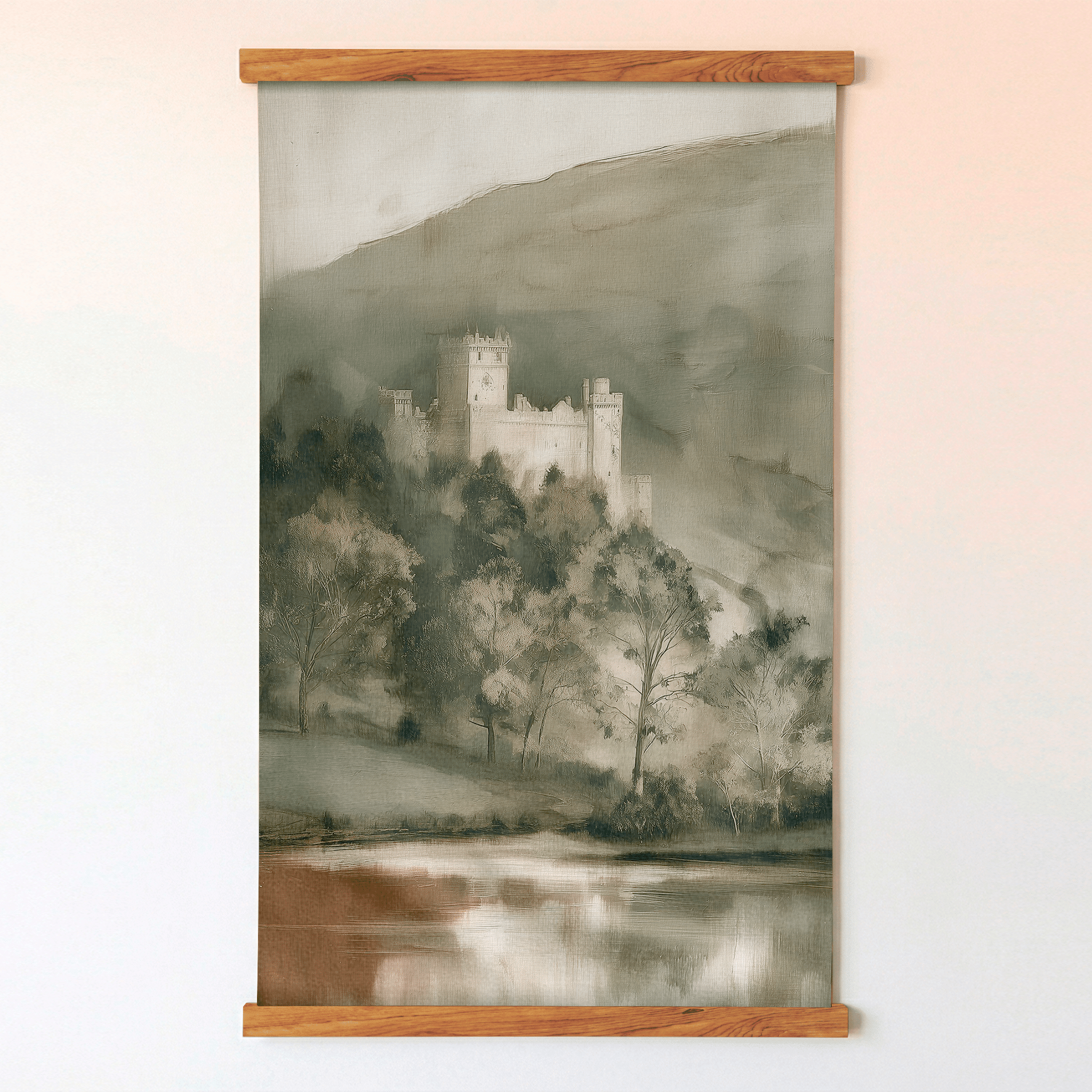 Windsor Castle Overlook - Tapestry - Benton Lane Home - Painted Paper