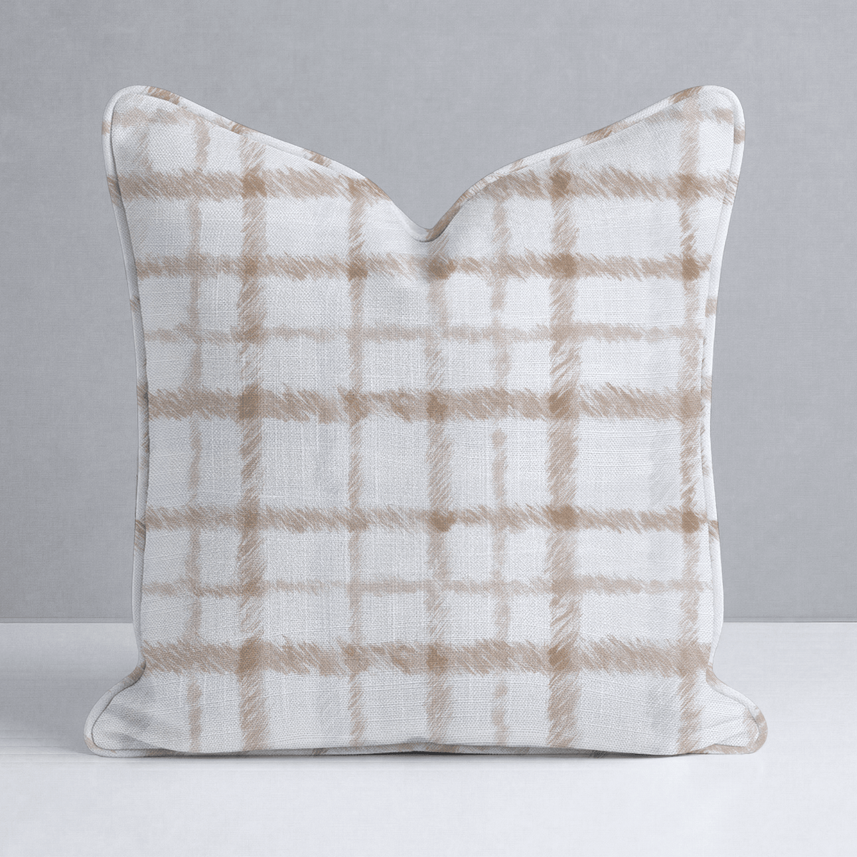 Windsor Grid Throw Pillow - Lemon Park