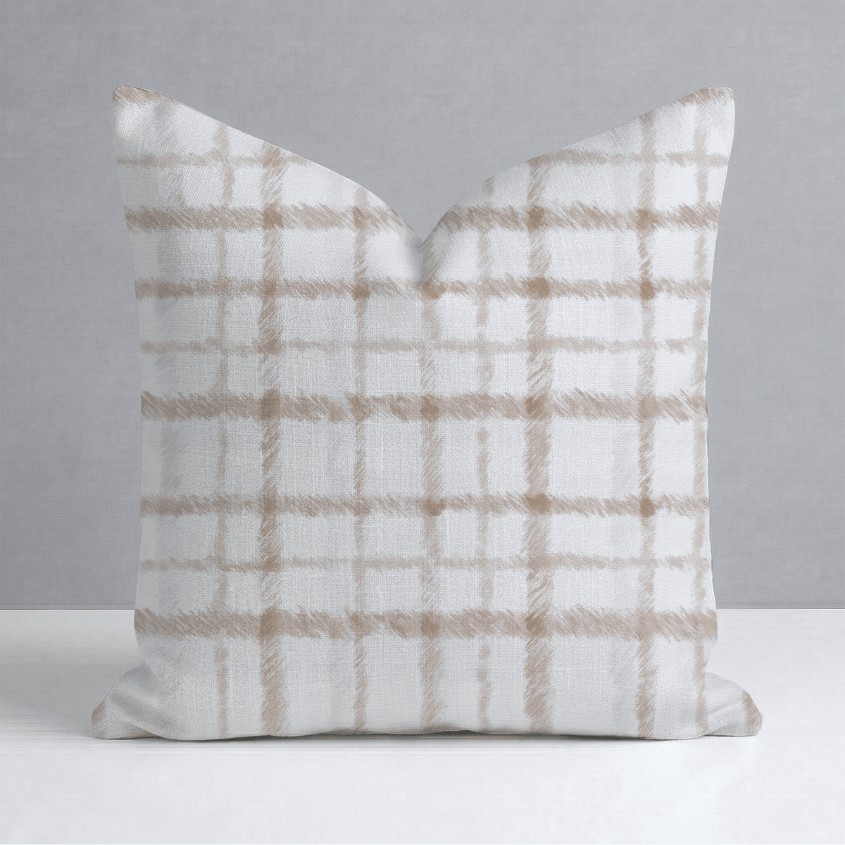 Windsor Grid Throw Pillow - Lemon Park