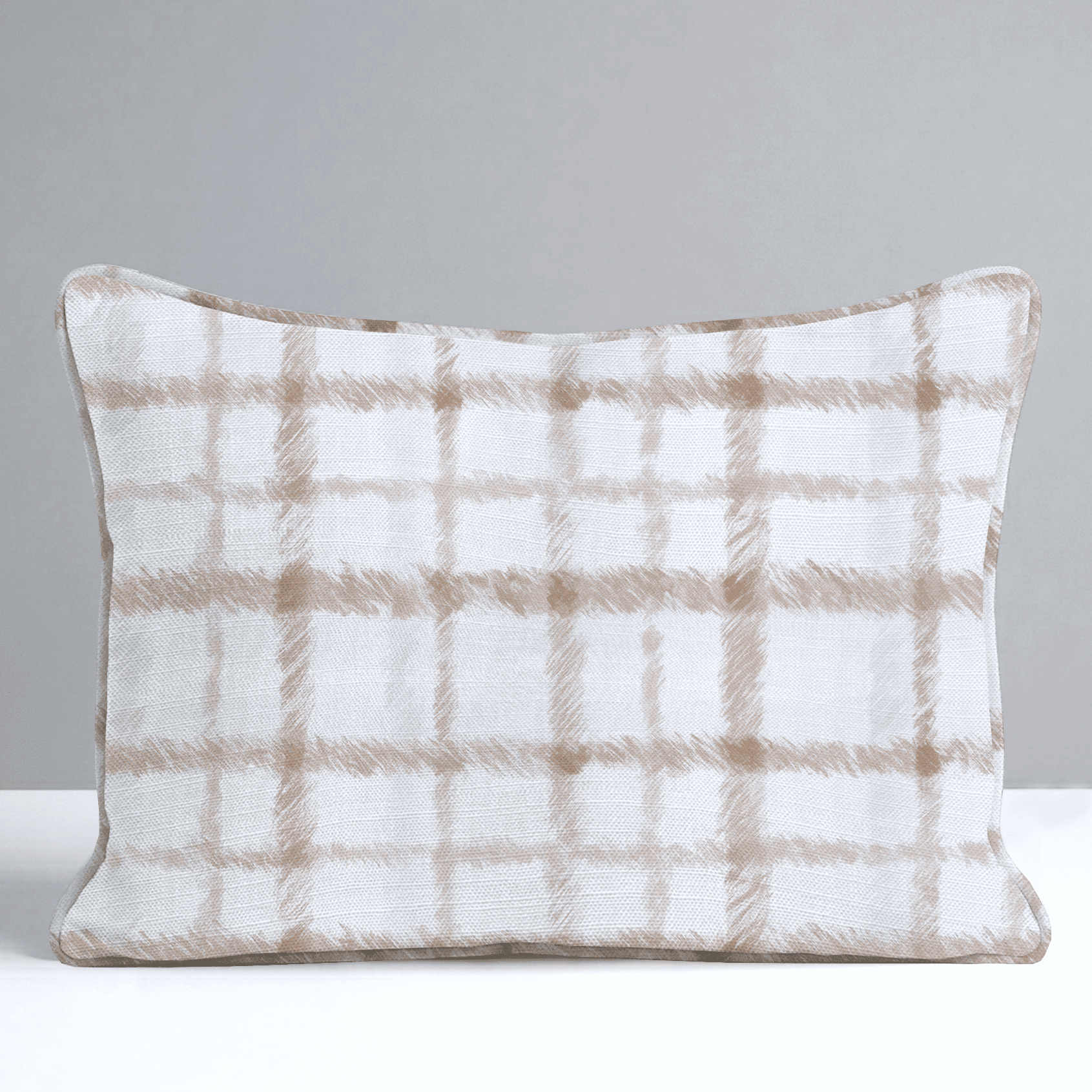 Windsor Grid Throw Pillow - Benton Lane Home - Lemon Park