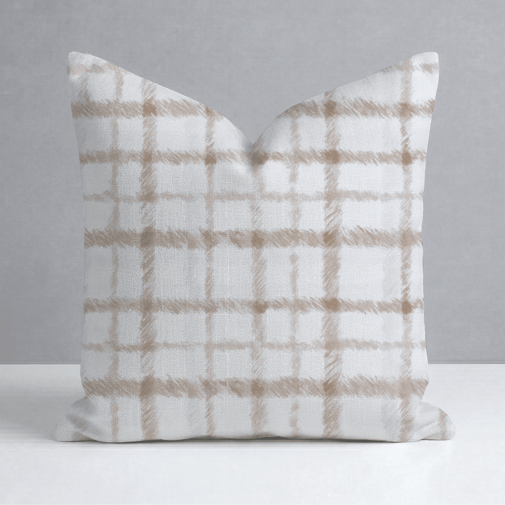Windsor Grid Throw Pillow - Benton Lane Home - Lemon Park