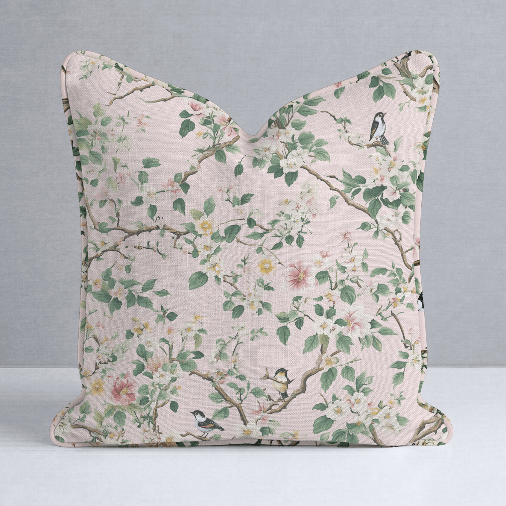 Windy Whispers Throw Pillow - Lemon Park