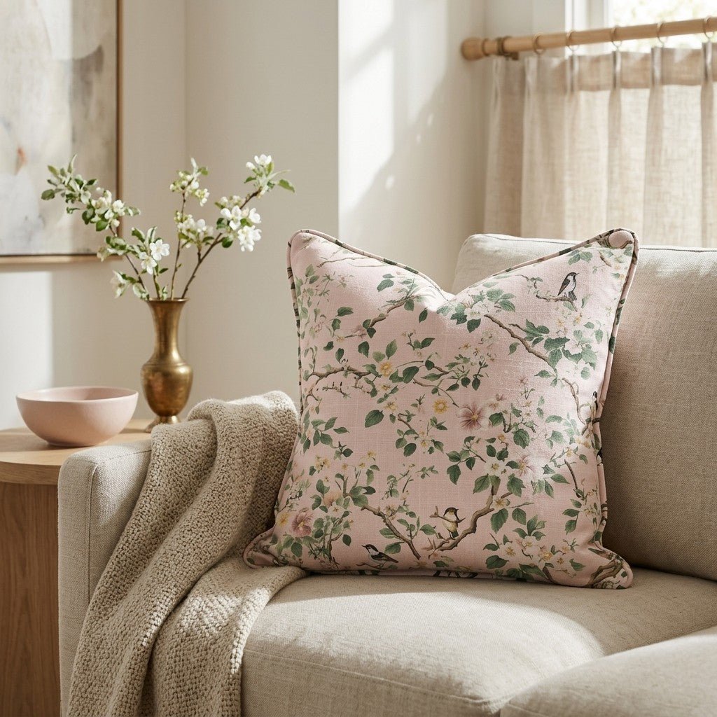 Windy Whispers Throw Pillow - Lemon Park