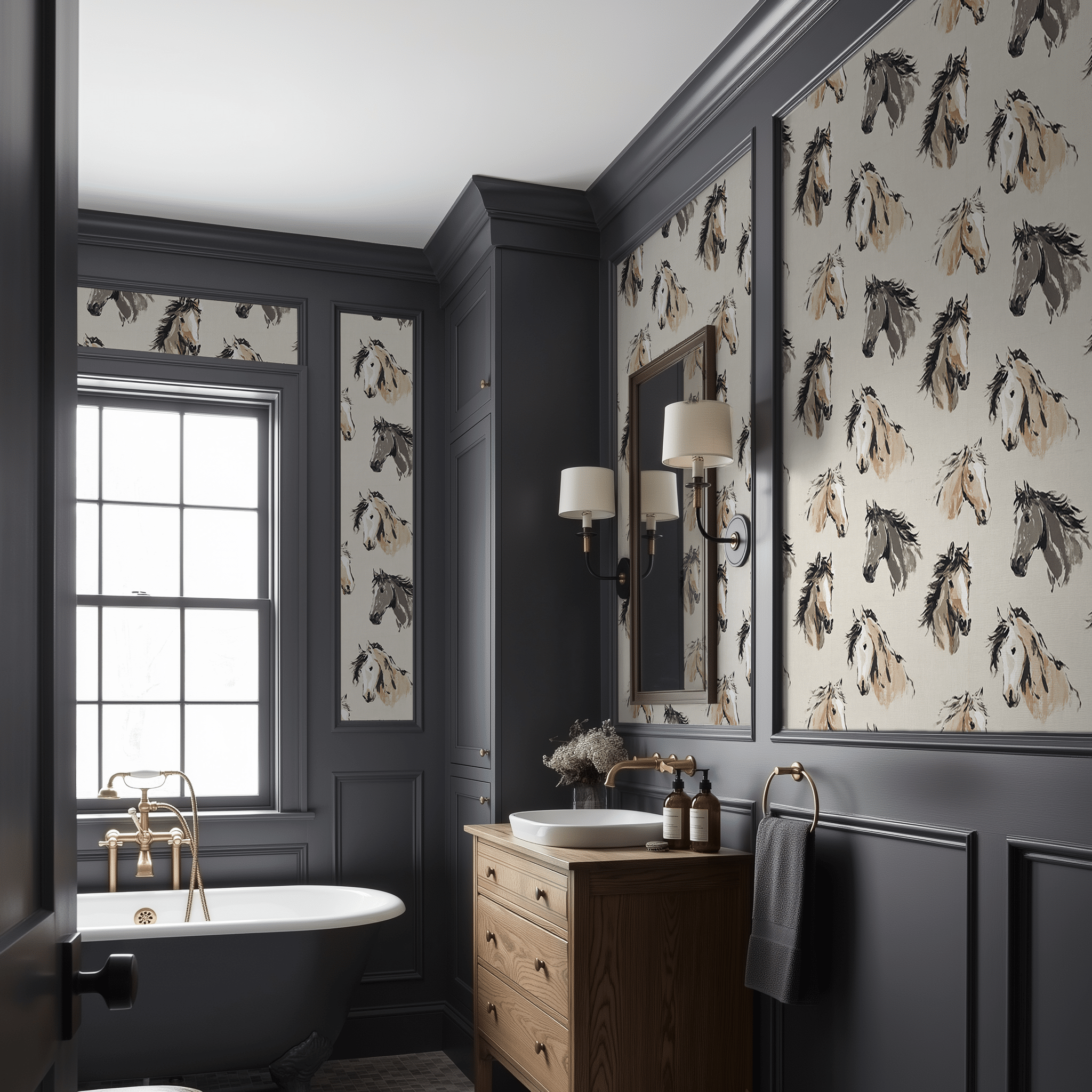 Winner's Circle Wallpaper - Benton Lane Home - Painted Paper