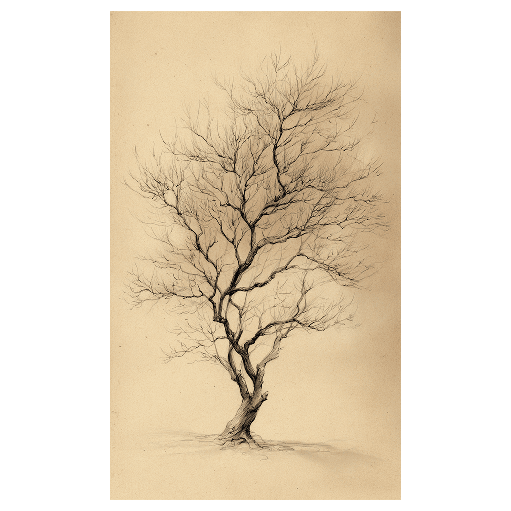 Winter Form - Tapestry - Benton Lane Home - Painted Paper