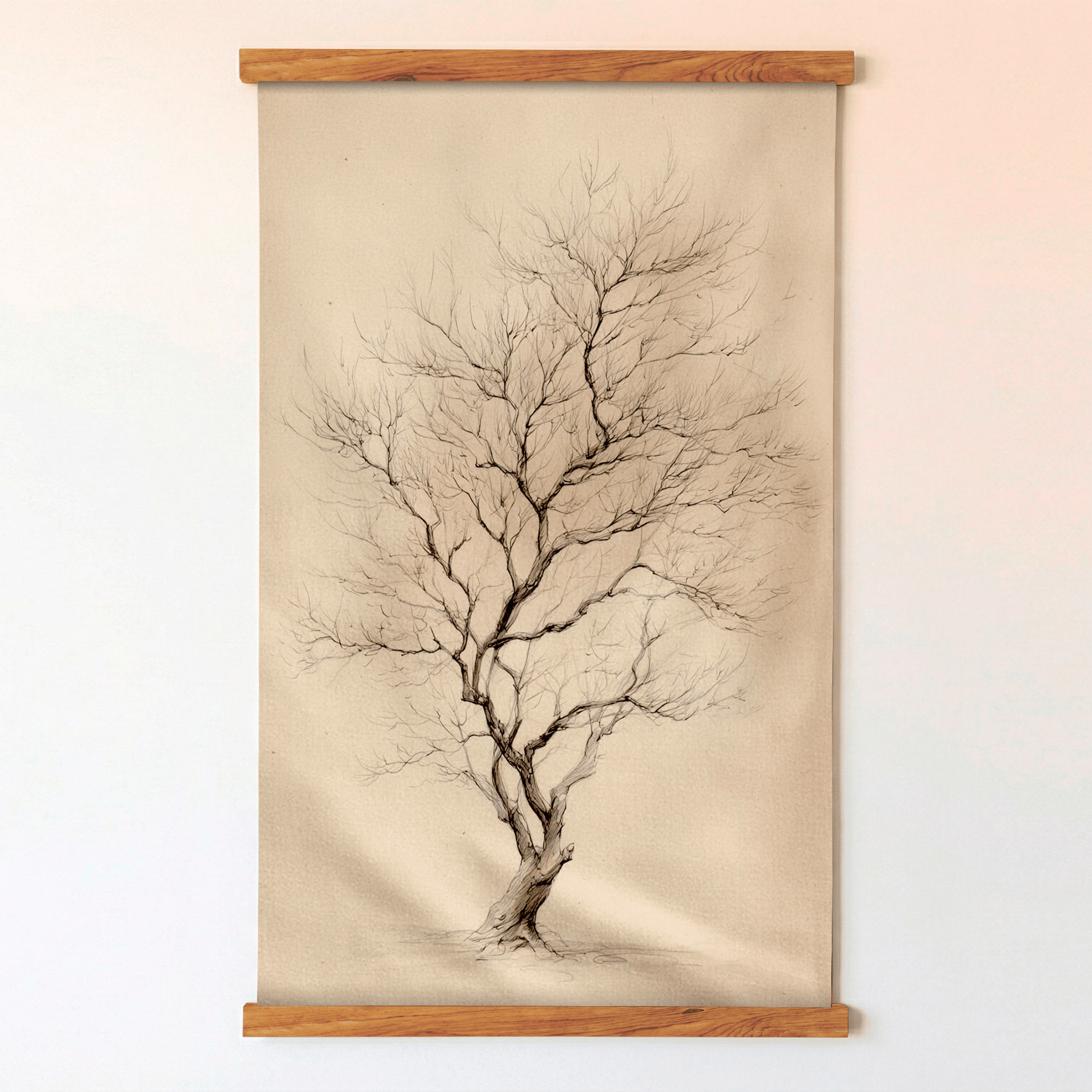 Winter Form - Tapestry - Benton Lane Home - Painted Paper