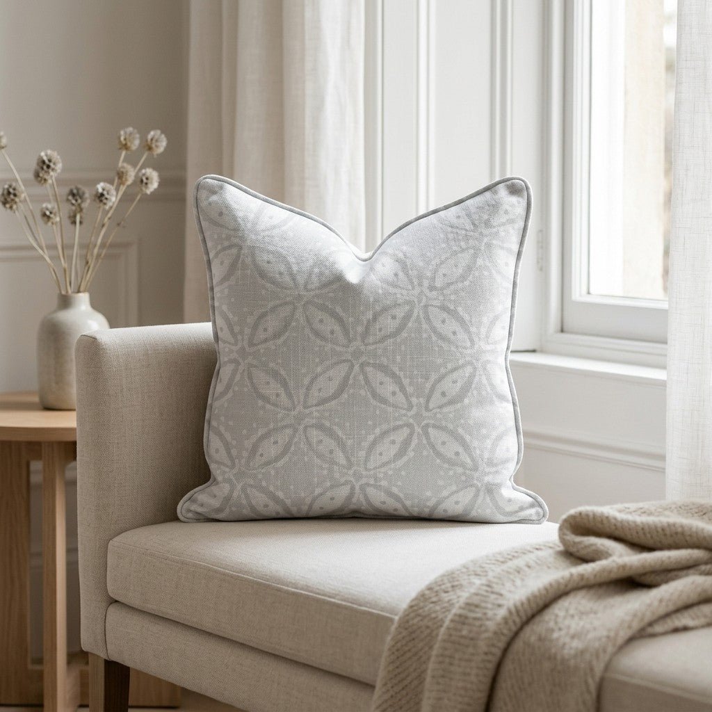 Winter Lace Throw Pillow - Benton Lane Home - Lemon Park