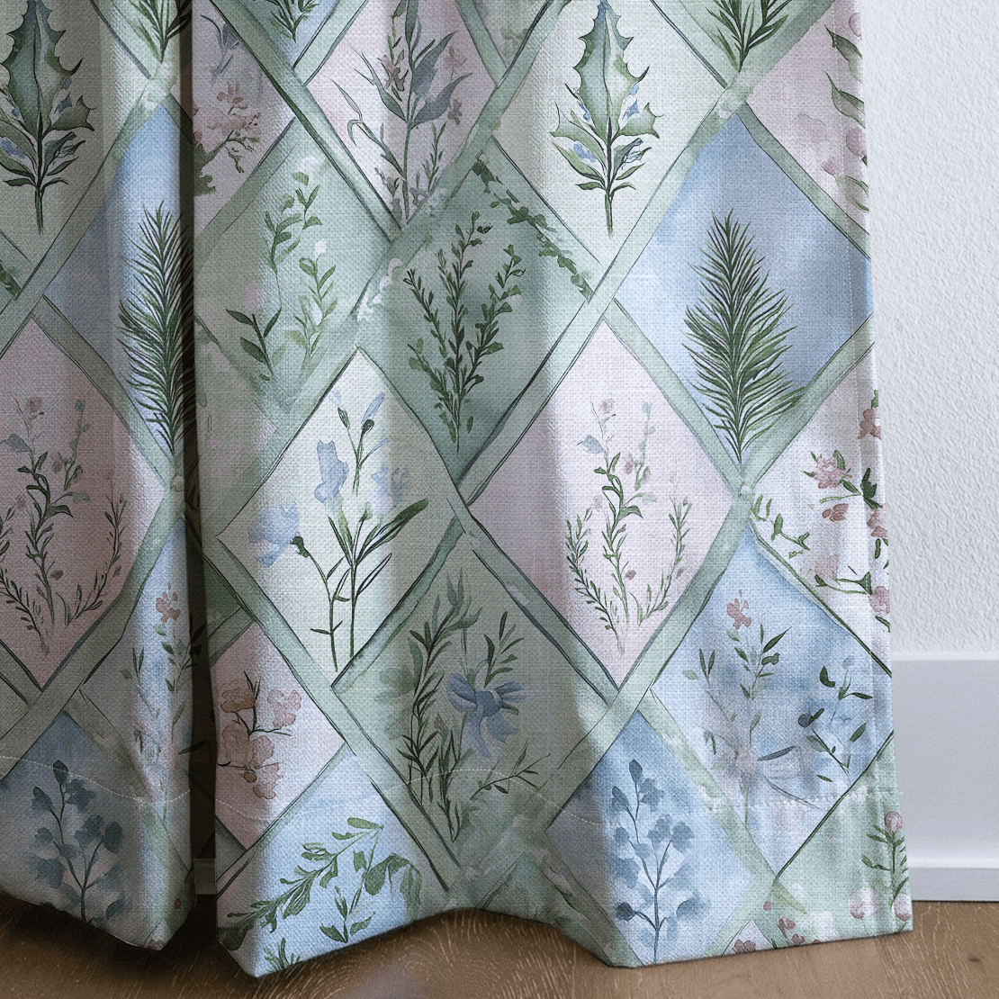 Winter's Patchwork - Drapery - Benton Lane Home - Lemon Park
