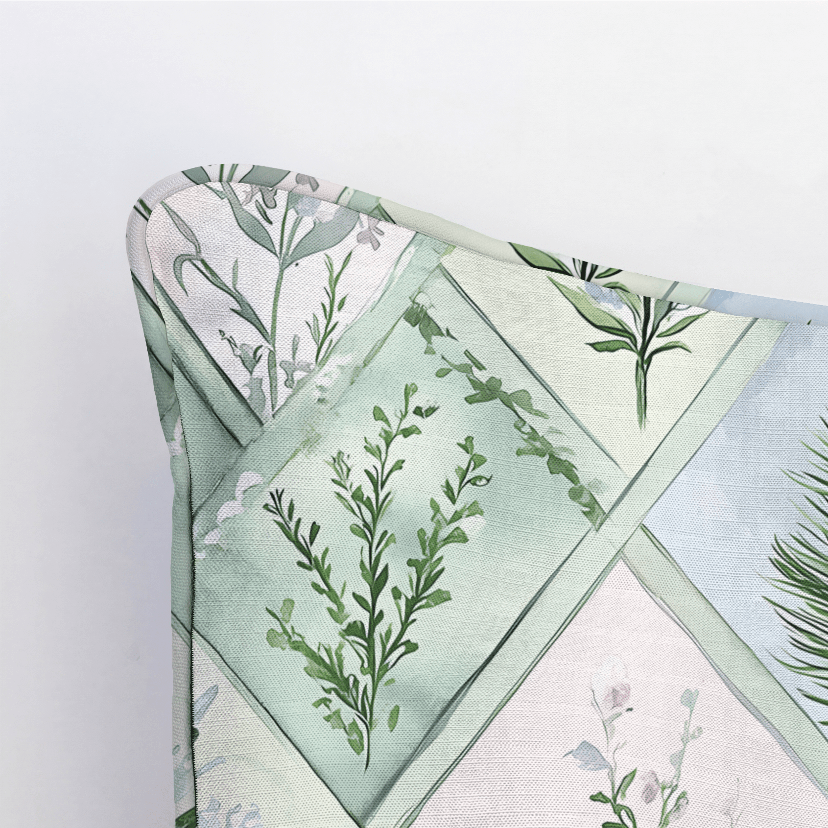 Winter's Patchwork Throw Pillow - Benton Lane Home - Lemon Park