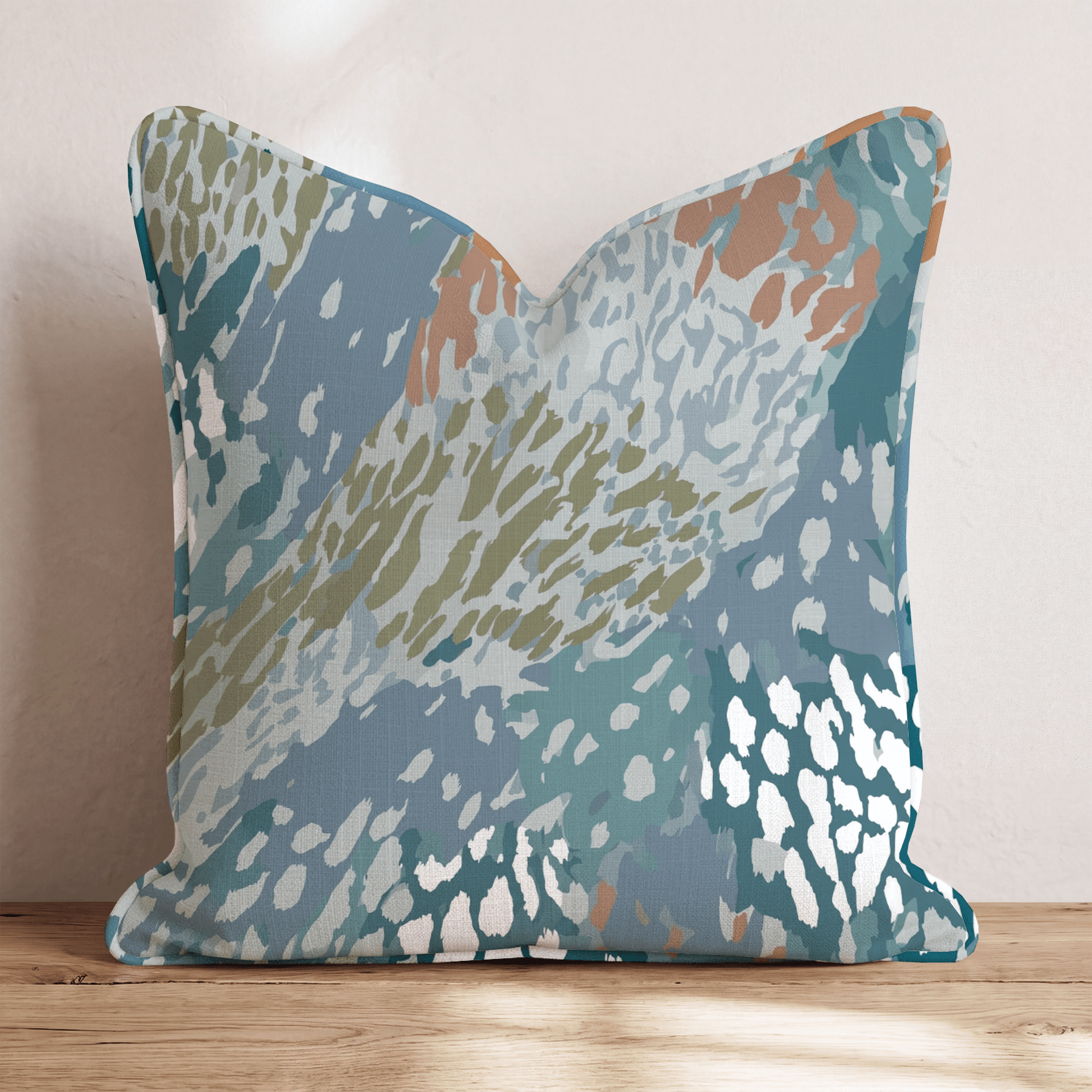 Wisteria Sky Throw Pillow - Benton Lane Home - Hillcroft Home