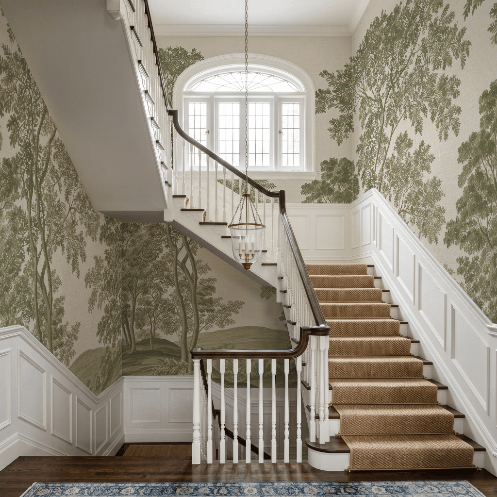 Wooded Forest - Wall Mural - Painted Paper