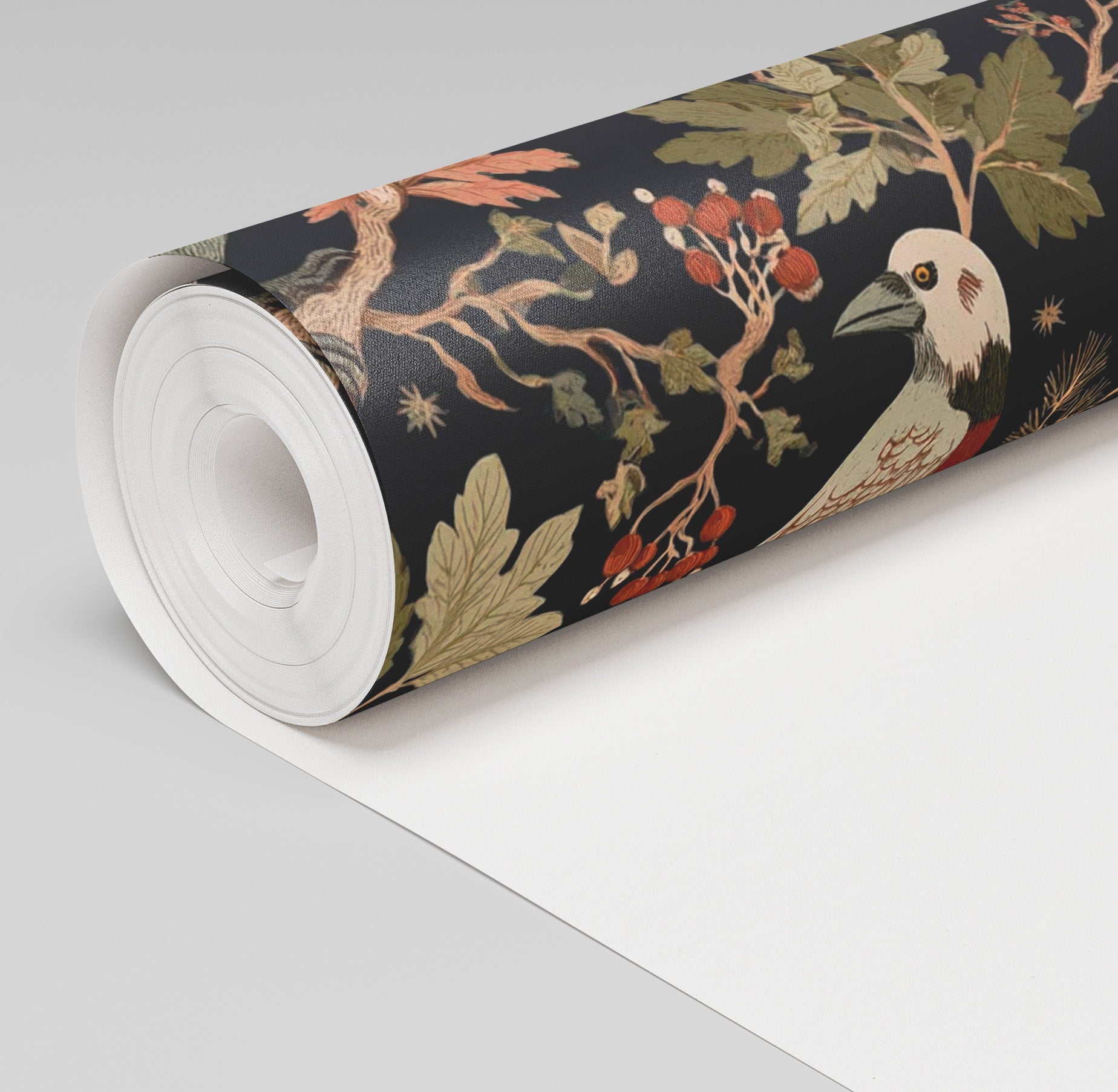 Woodland Aviary Wallpaper - Painted Paper