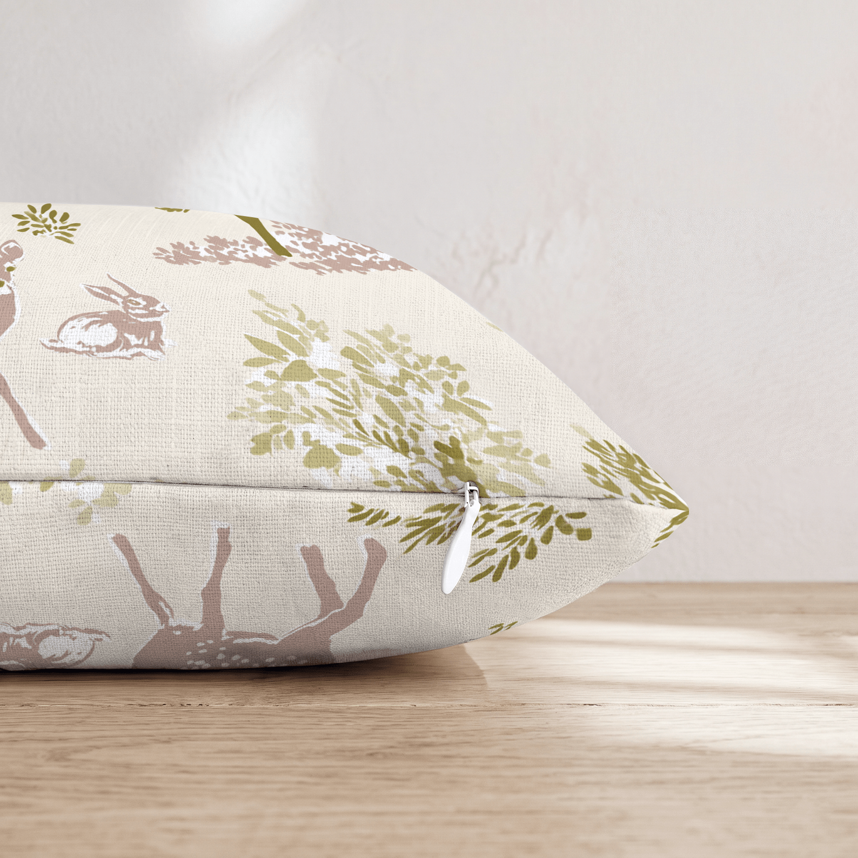 Woodland Creatures Throw Pillow - Hillcroft Home
