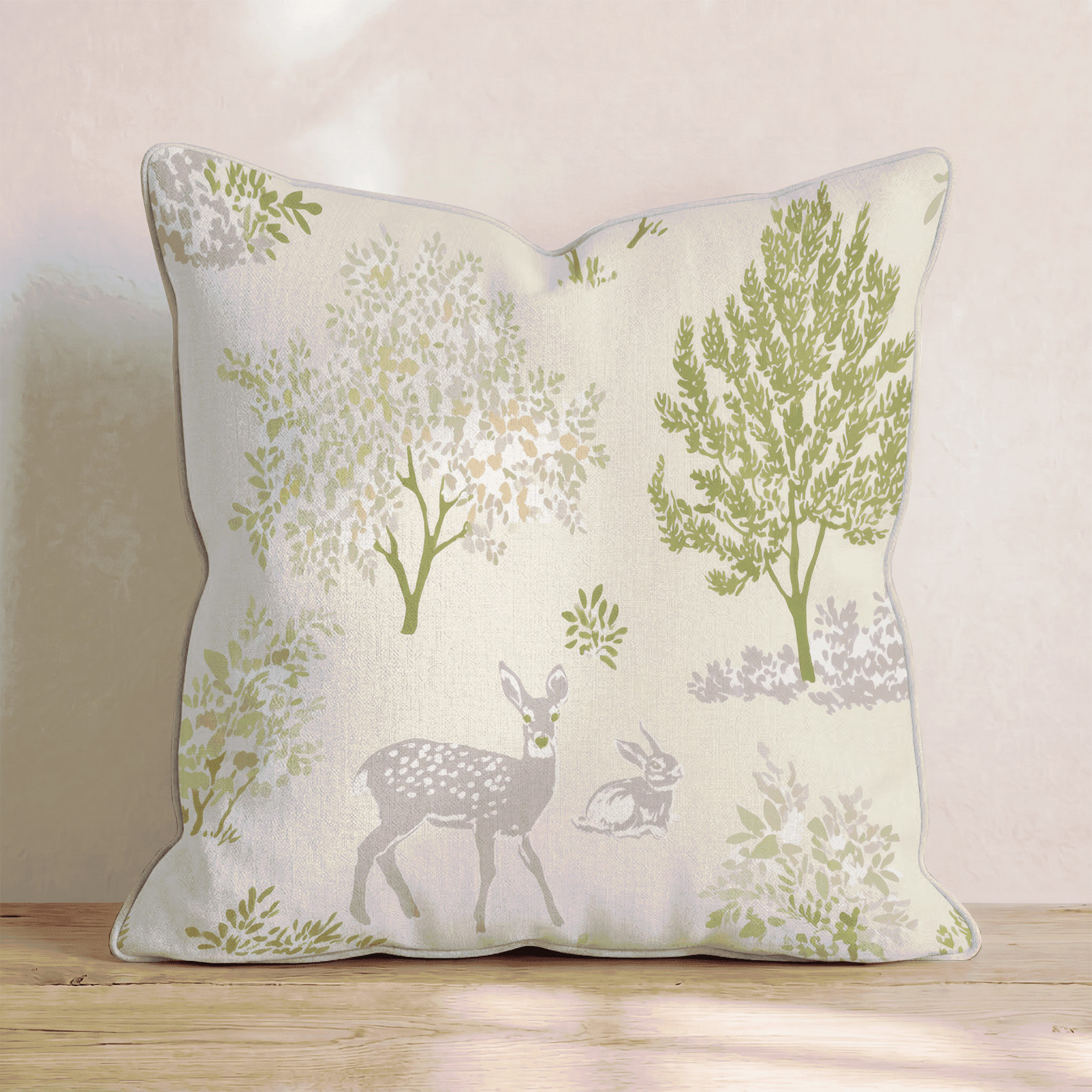 Woodland Creatures Throw Pillow - Benton Lane Home - Hillcroft Home