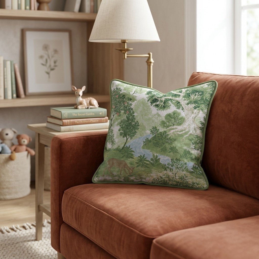 Woodland Deer Throw Pillow - Benton Lane Home - Hillcroft Home