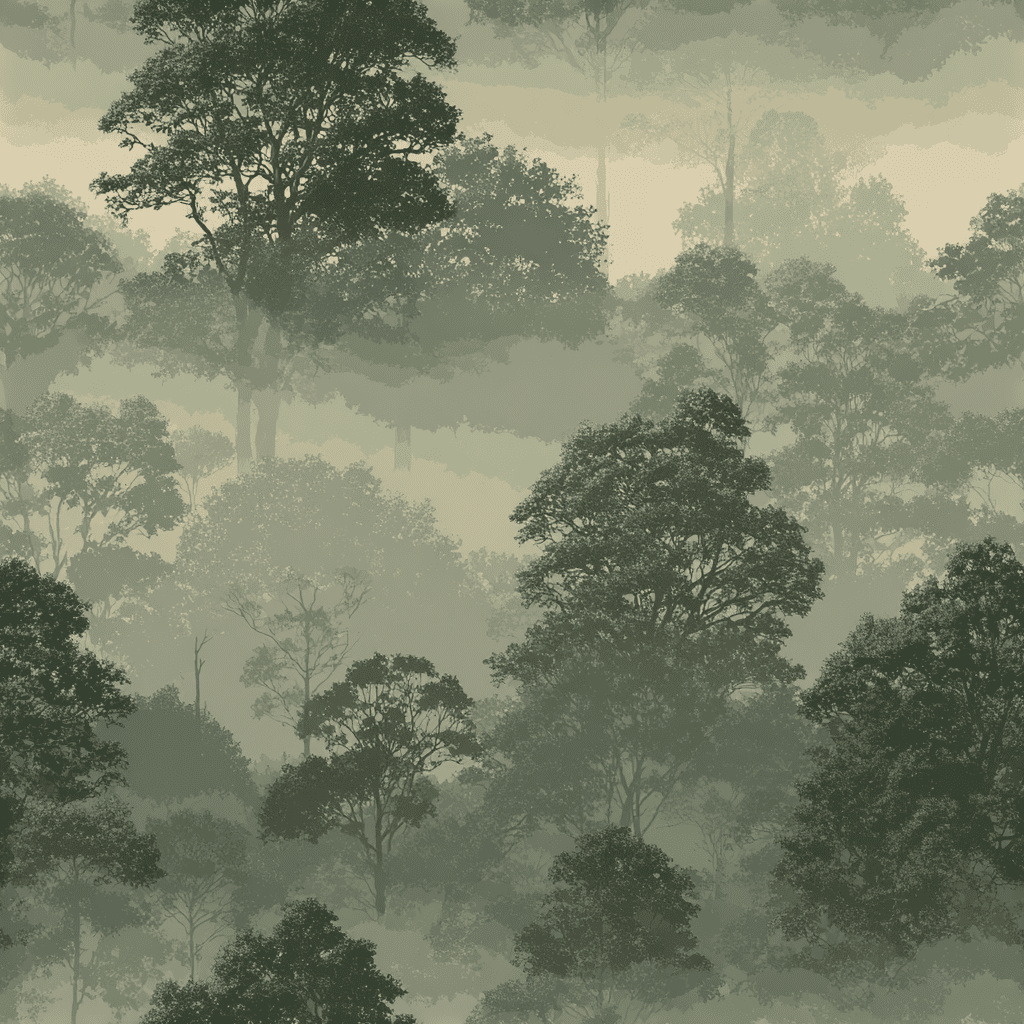 Woodland Haze Wallpaper - Benton Lane Home - Benton Lane
