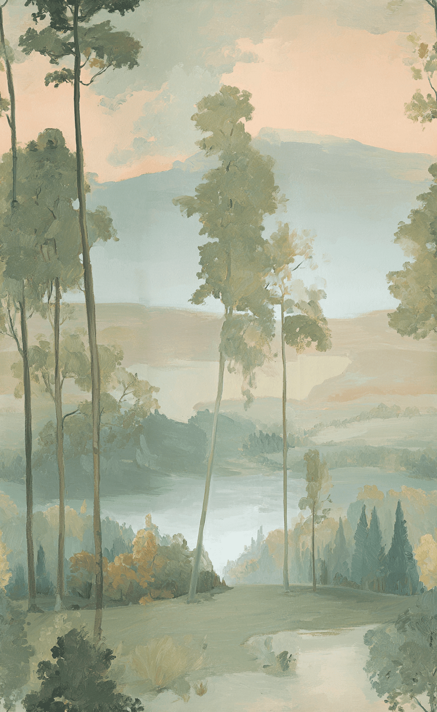 Woodland Reserve - Wall Mural - Benton Lane Home - Lemon Park