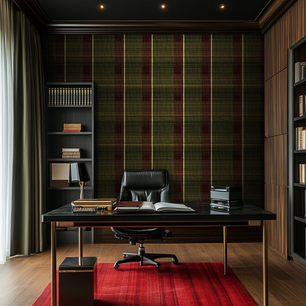 Woodland Tartan - Benton Lane Home - Painted Paper