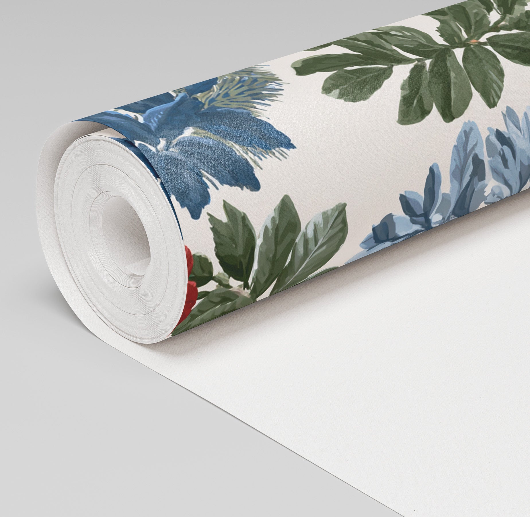 Wreath & Wonder Wallpaper - Benton Lane Home - Painted Paper