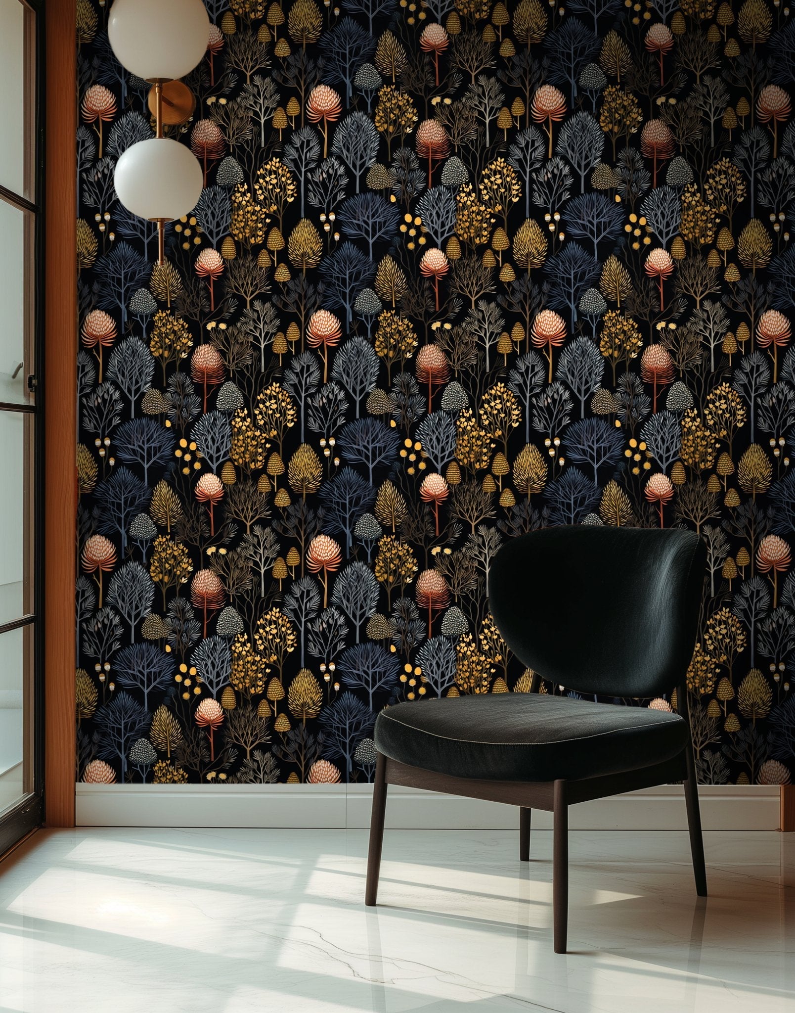 Wren Wallpaper - Benton Lane Home - Painted Paper