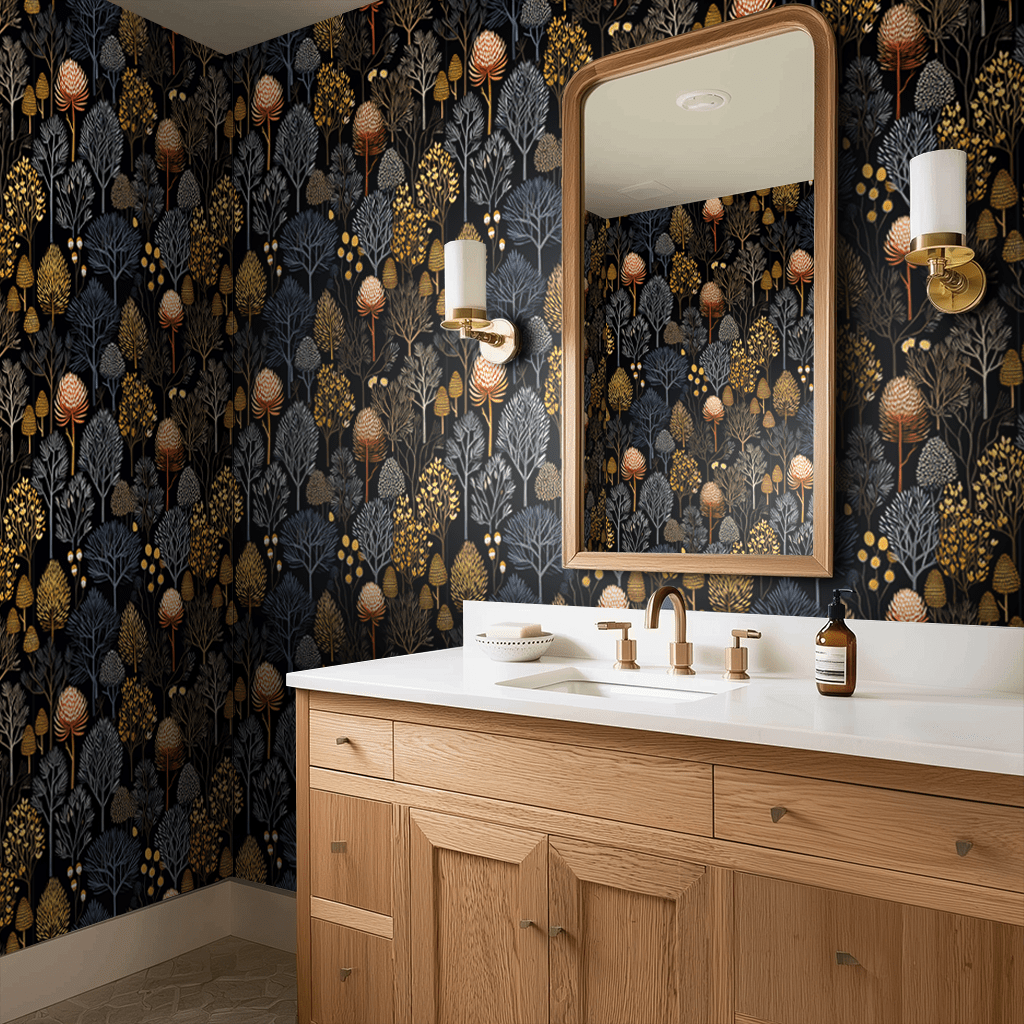 Wren Wallpaper - Benton Lane Home - Painted Paper