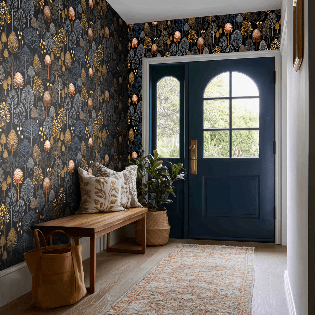 Wren Wallpaper - Benton Lane Home - Painted Paper