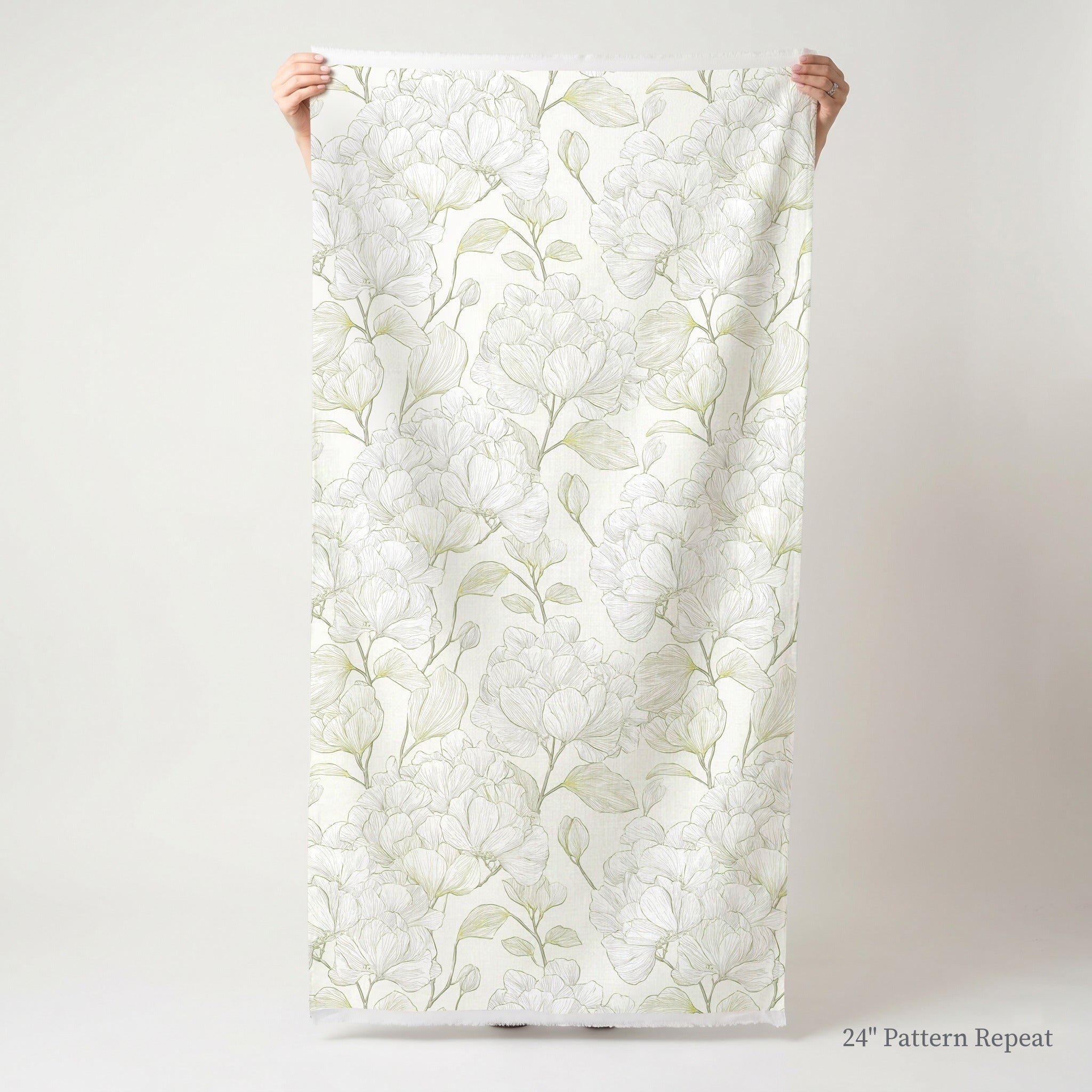 Yellow Hue Hydrangea - Fabric - Benton Lane Home - Lemon Park