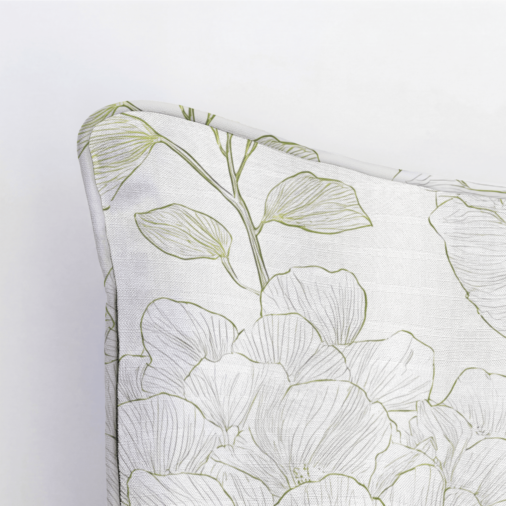 Yellow Hue Hydrangea Throw Pillow - Benton Lane Home - Lemon Park