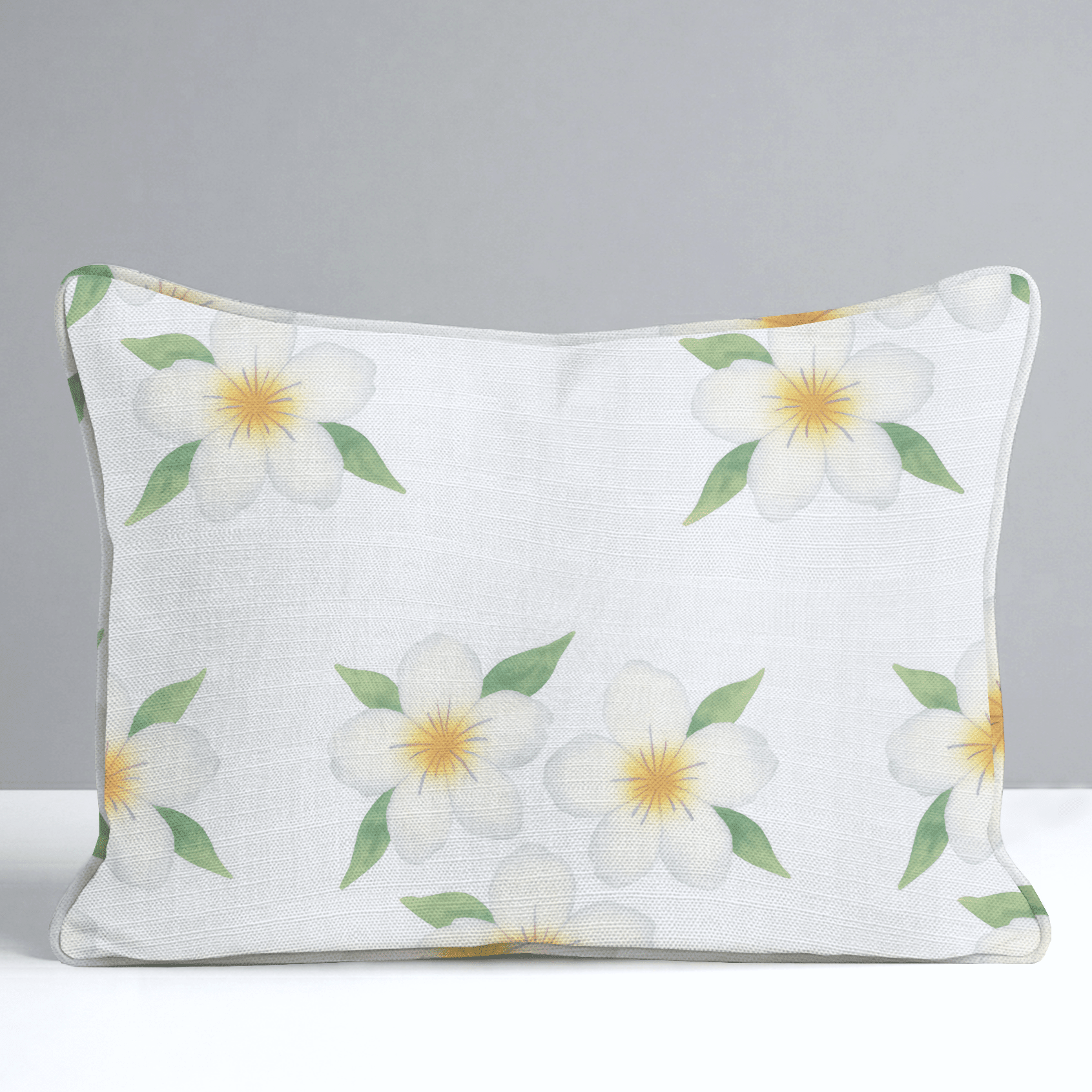 Yellow Sprouts Throw Pillow - Benton Lane Home - Lemon Park