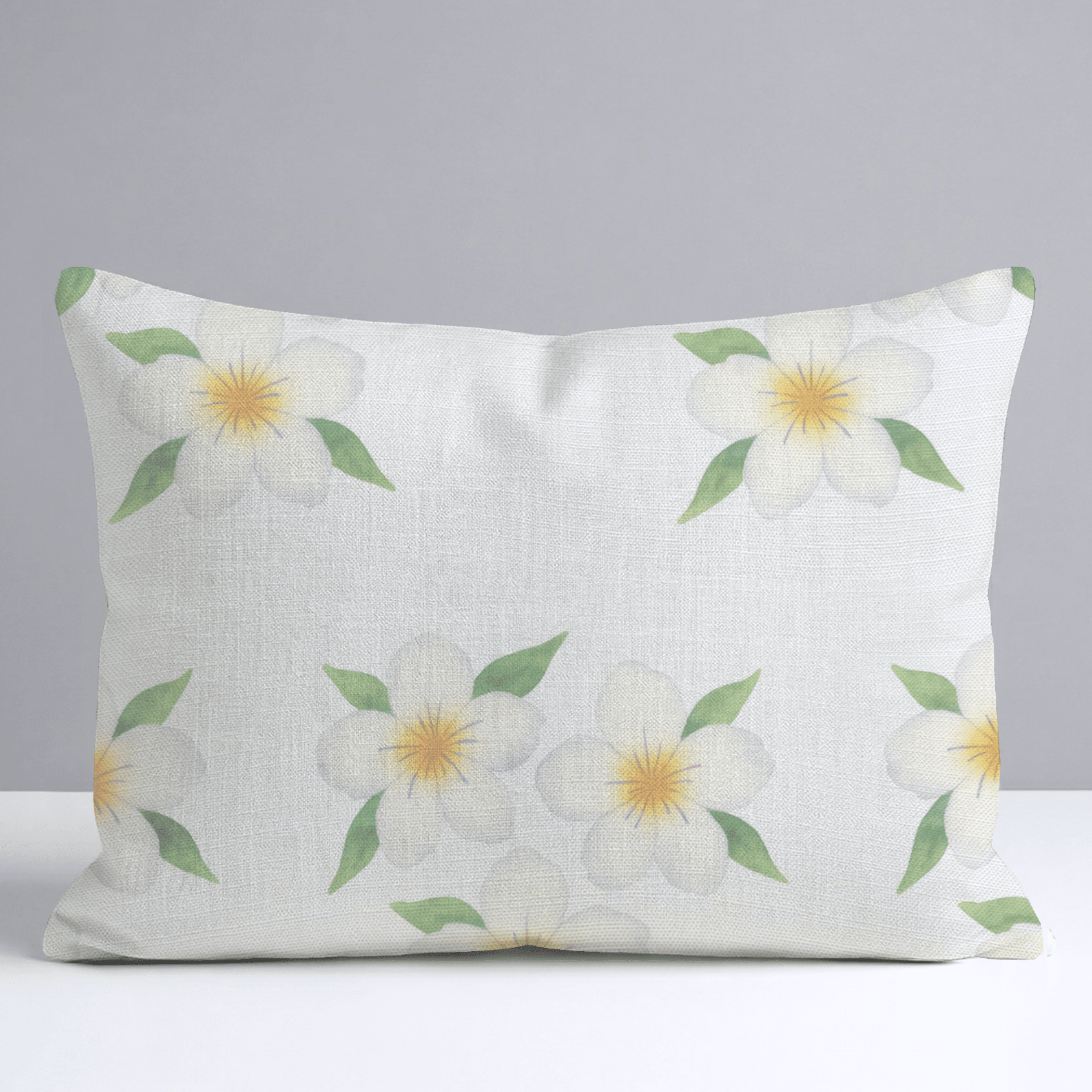 Yellow Sprouts Throw Pillow - Benton Lane Home - Lemon Park