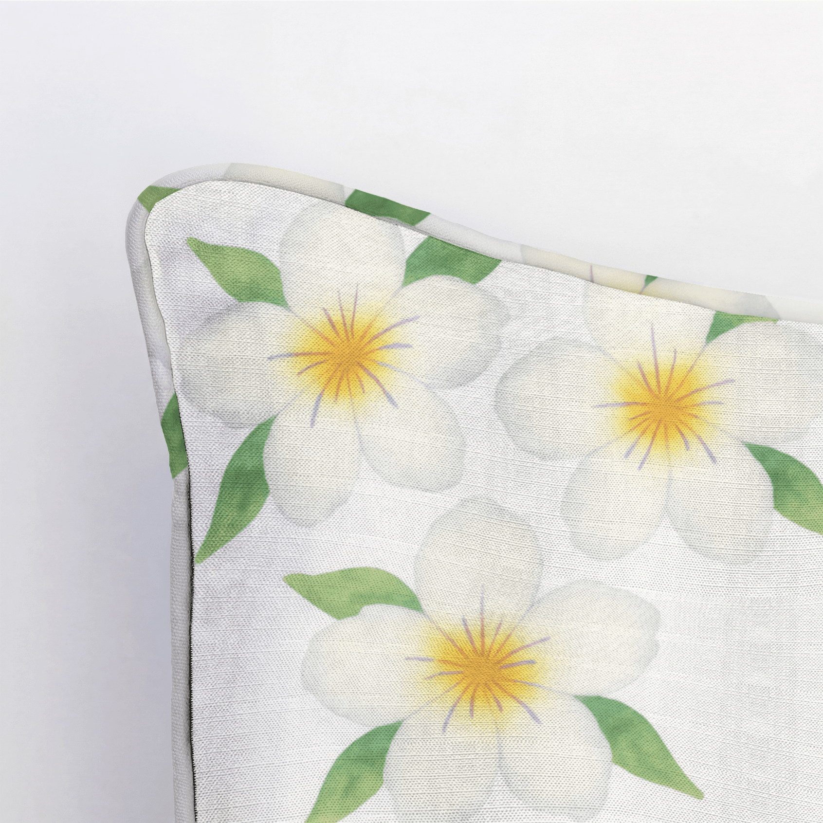 Yellow Sprouts Throw Pillow - Benton Lane Home - Lemon Park