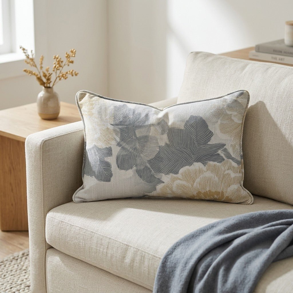 Yellow Wedding Throw Pillow - Benton Lane Home - Lemon Park