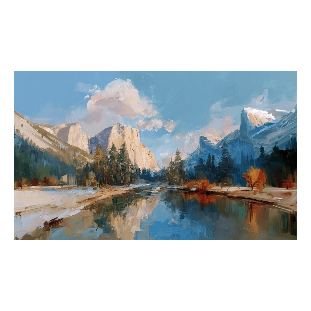 Yosemite Valley in Autumn - Tapestry - Benton Lane Home - Lemon Park