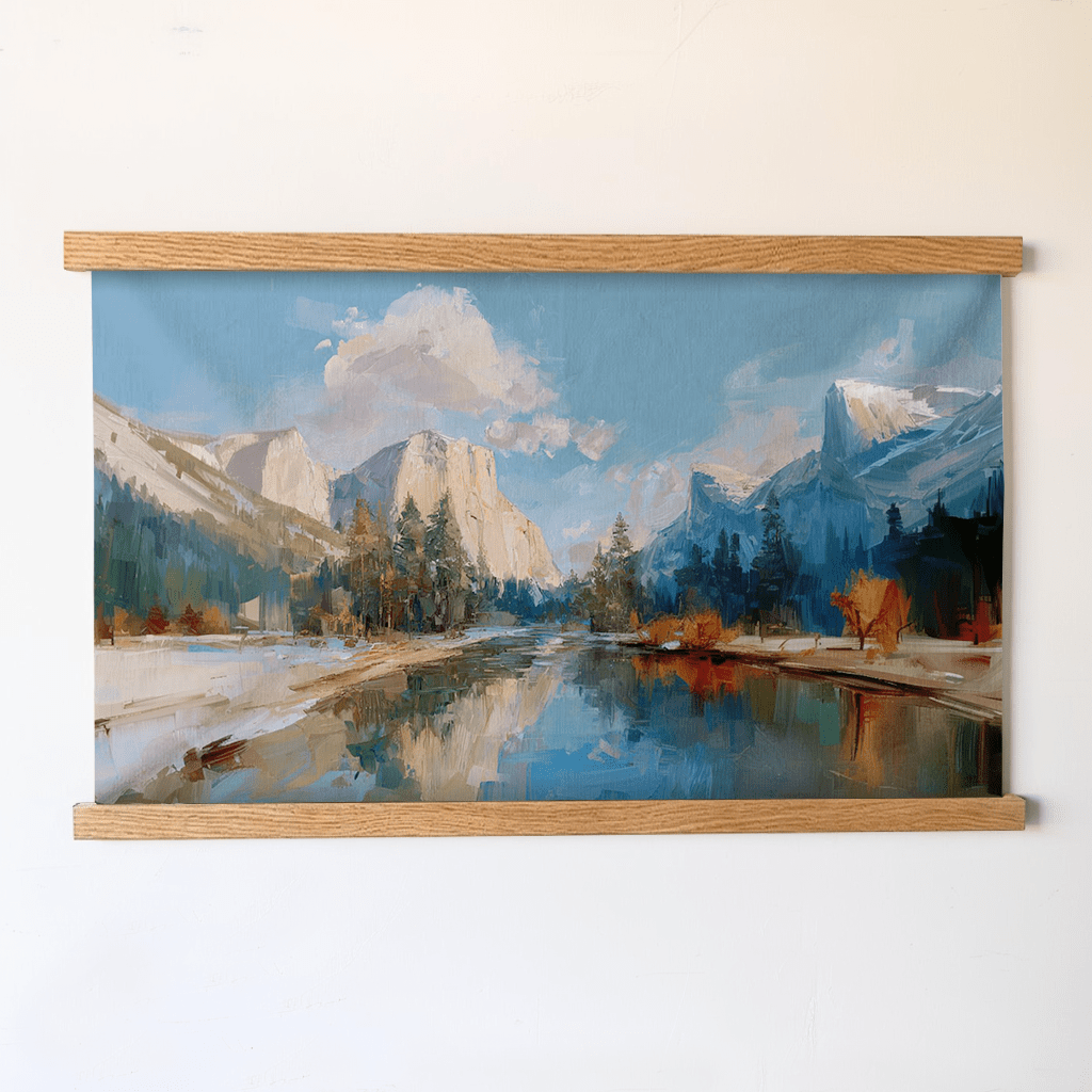 Yosemite Valley in Autumn - Tapestry - Benton Lane Home - Lemon Park