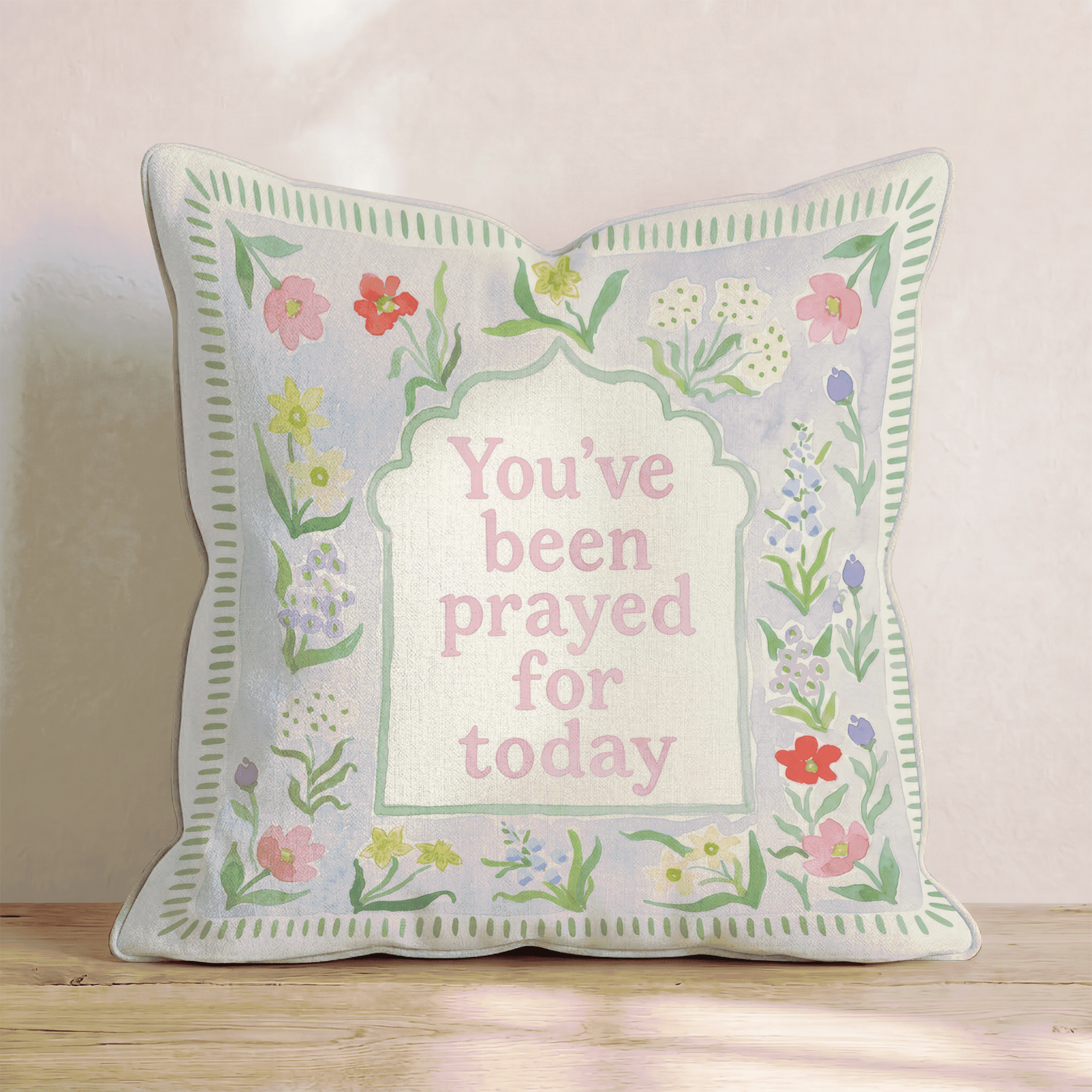 You've Been Prayed For Throw Pillow - Benton Lane Home - Hillcroft Home