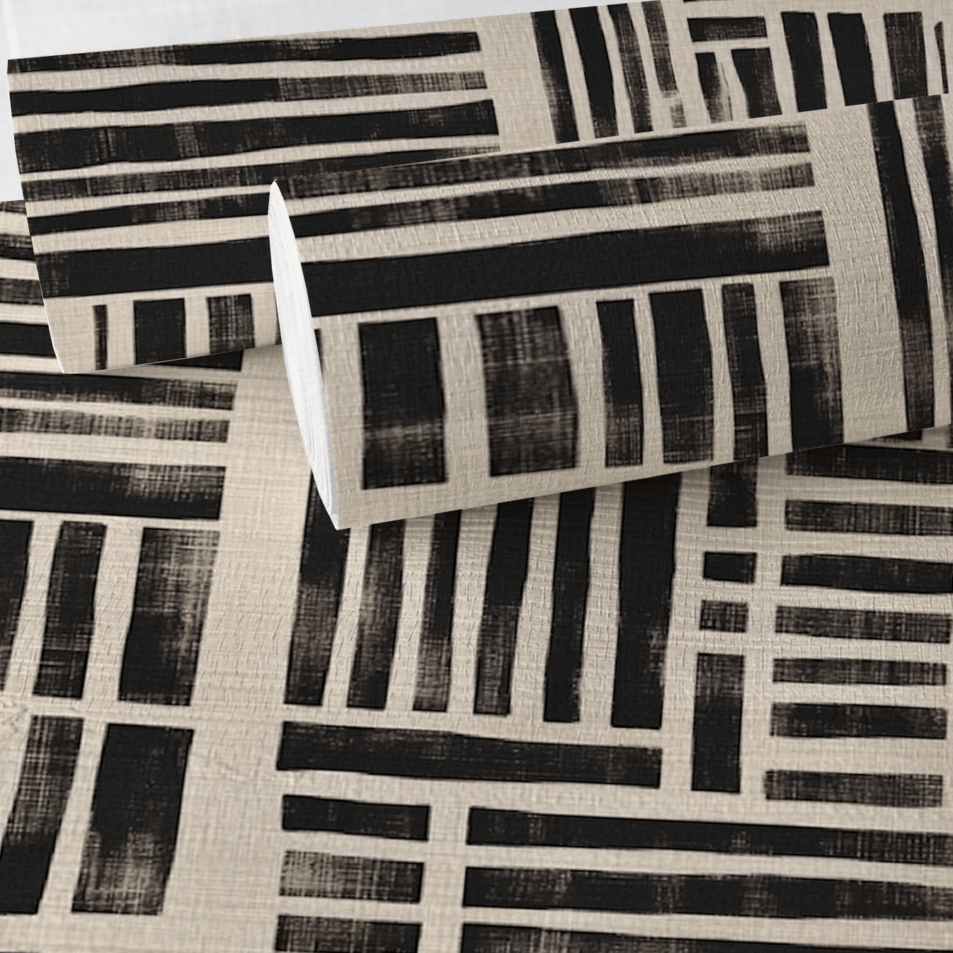 Zane Faux Grasscloth Wallpaper - Painted Paper