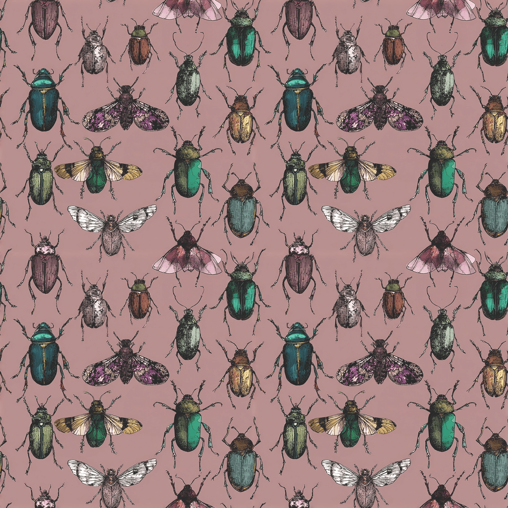 Zanzibar Beetles Wallpaper - Benton Lane Home - Benton Lane