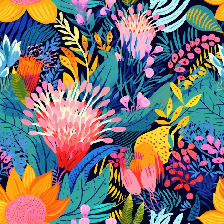 Zuri Floral Wallpaper - Benton Lane Home - Painted Paper